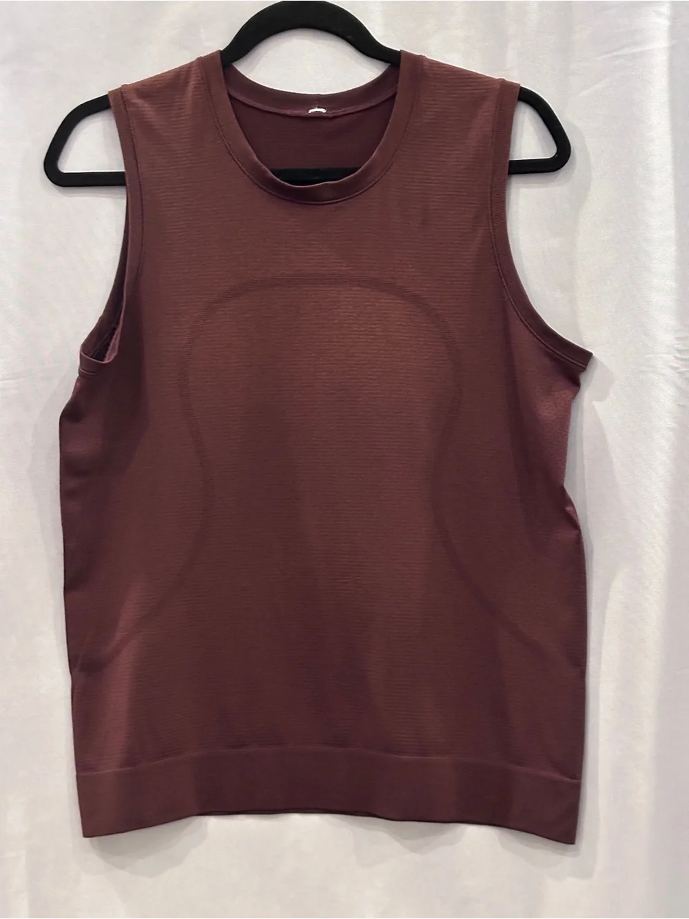 Lululemon Sleeveless Seamless Tank Top Brown Burgundy Size M - Picture 1 of 5